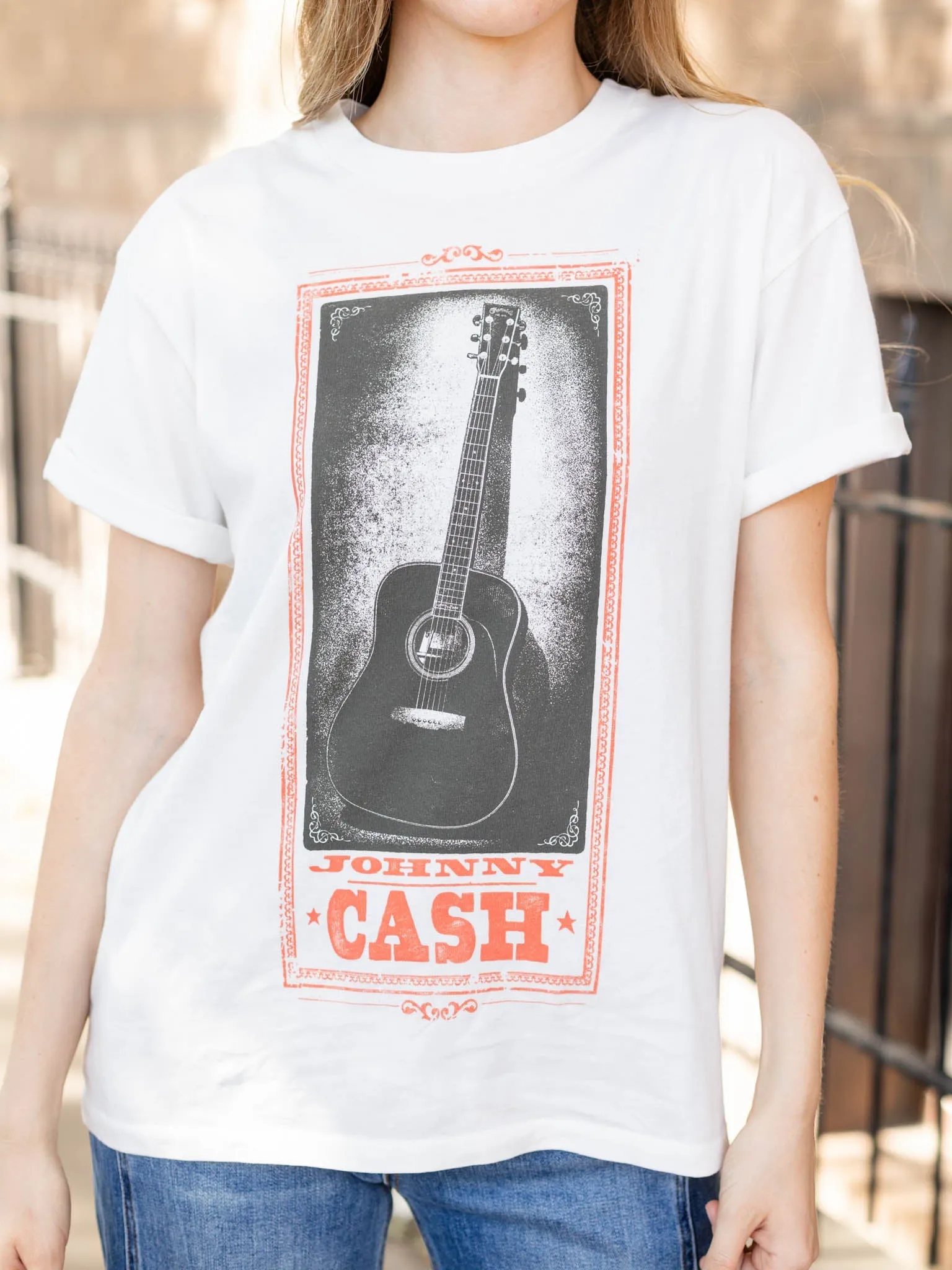 Daydreamer Johnny Cash Guitar Weekend Tee