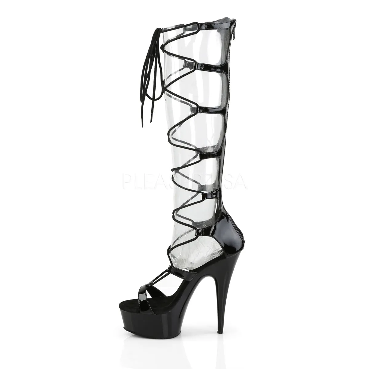 DELIGHT-698  Black Patent/Black