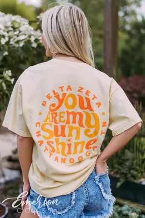 Delta Zeta You Are My Sunshine Moms Day Tee