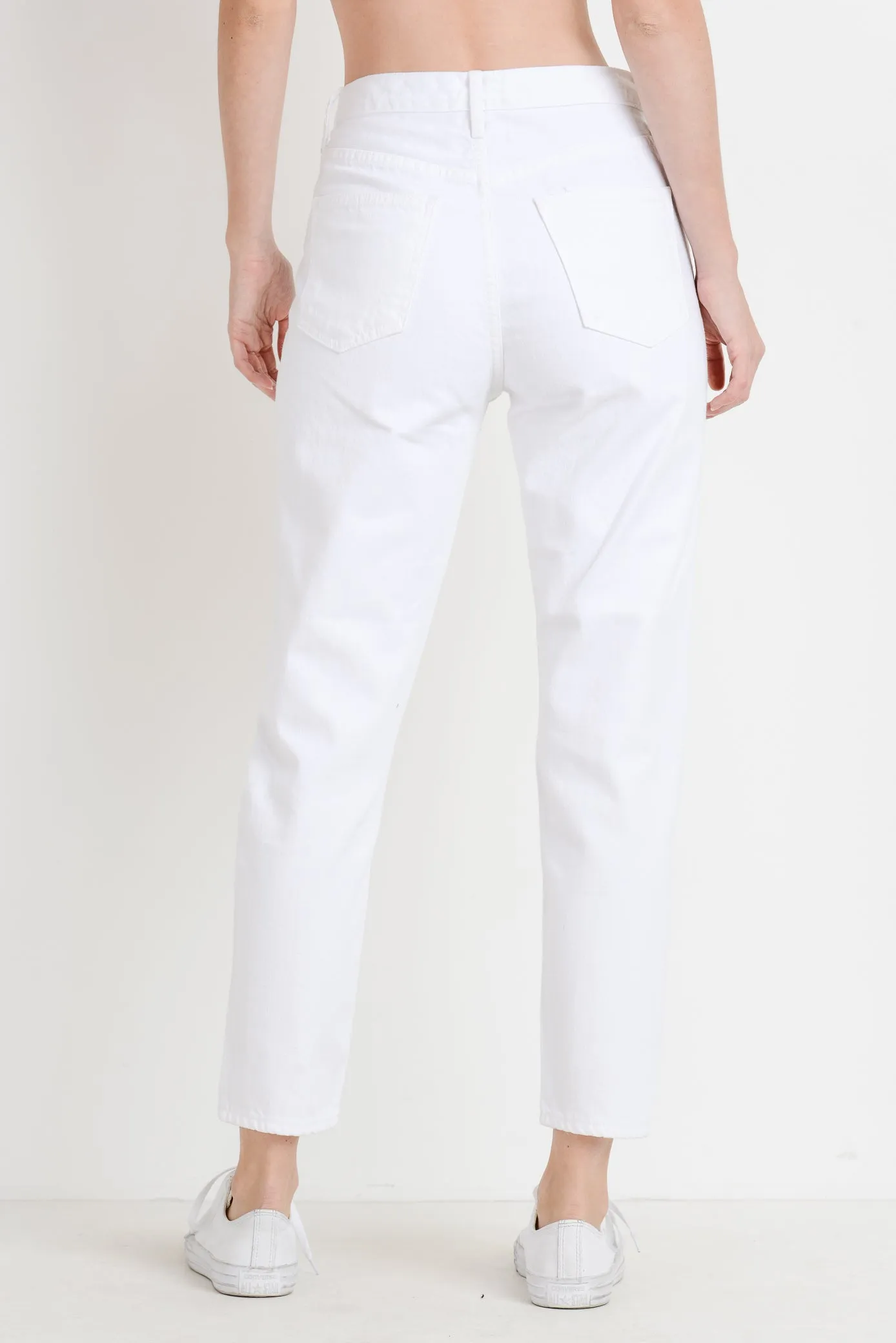 Denim Distressed Mom Jean