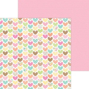 Doodlebug - Pretty Kitty - 12x12 Single Sheets -Dear to My Heart / 7637