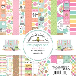 Doodlebug - Pretty Kitty - 6x6 Paper Pad / 7623