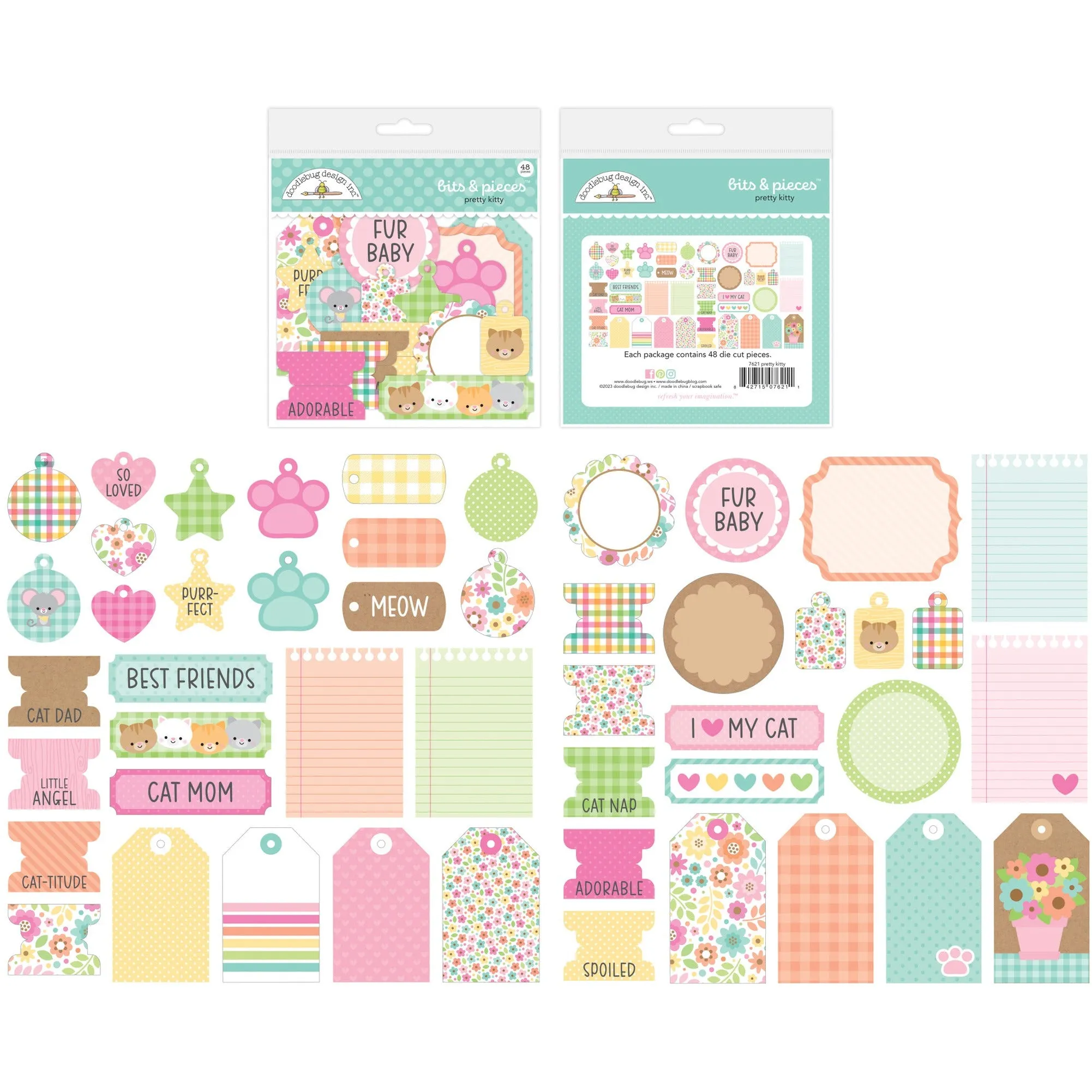 Doodlebug - Pretty Kitty - Bits & Pieces / 7621