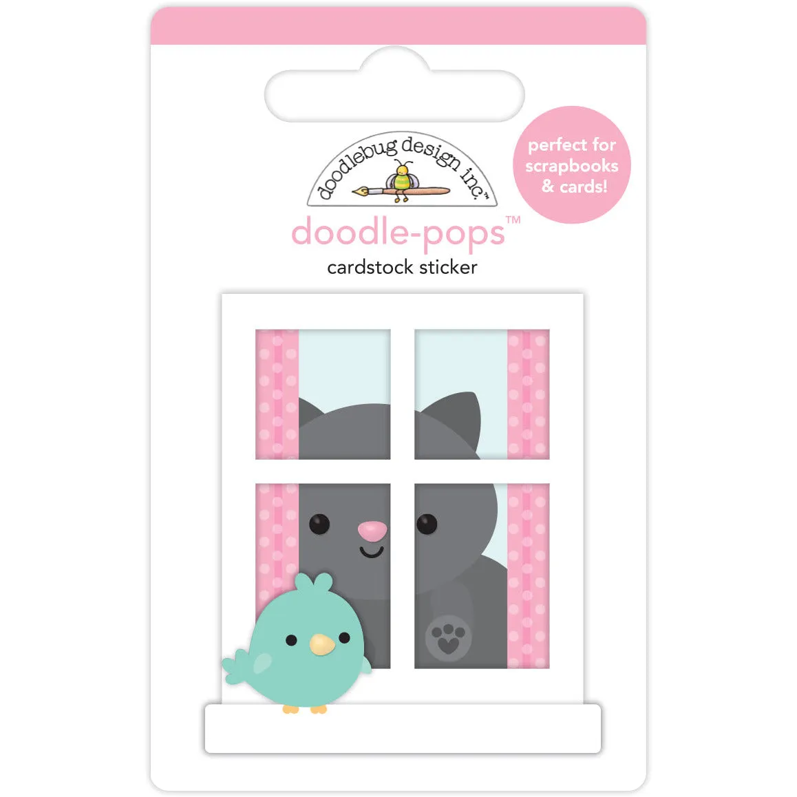 Doodlebug - Pretty Kitty - Doodle-Pops - Hello Friend / 7607