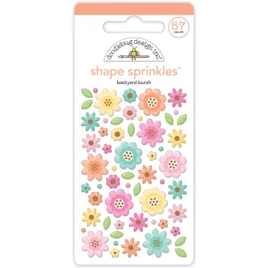 Doodlebug - Pretty Kitty - Shape Sprinkles - Backyard Bunch / 7601