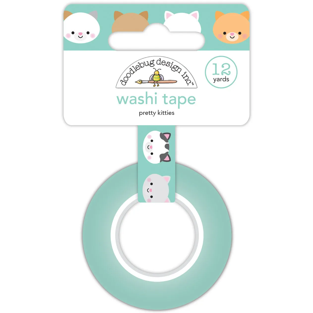 Doodlebug - Pretty Kitty - Washi Tape - Pretty Kitties / 7598
