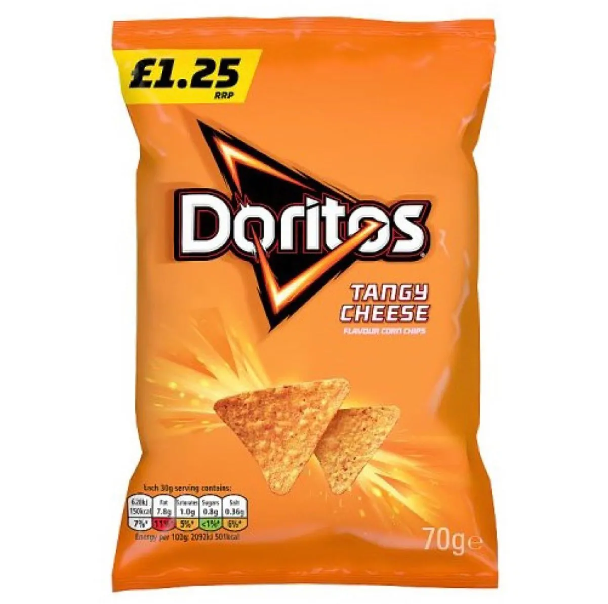 Doritos Tangy Cheese Tortilla Chips (RRP1.25) 70g