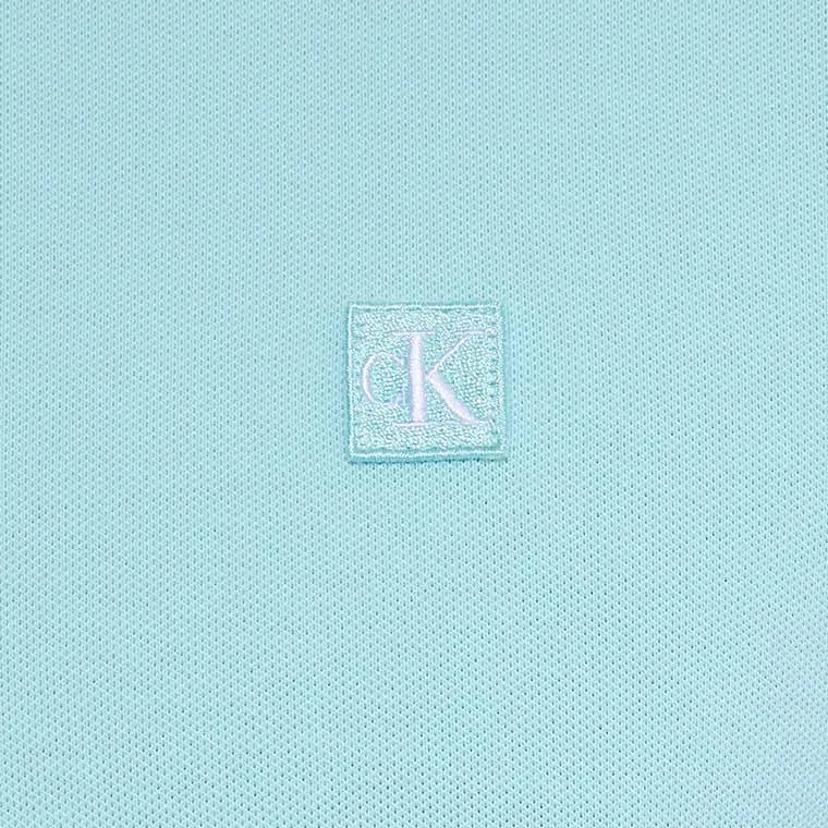 Embro Badge Slim Polo - Blue