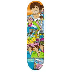 Enjoi Skateboards Thaynan Weekend At Louies R7 Skateboard Deck 8.5"