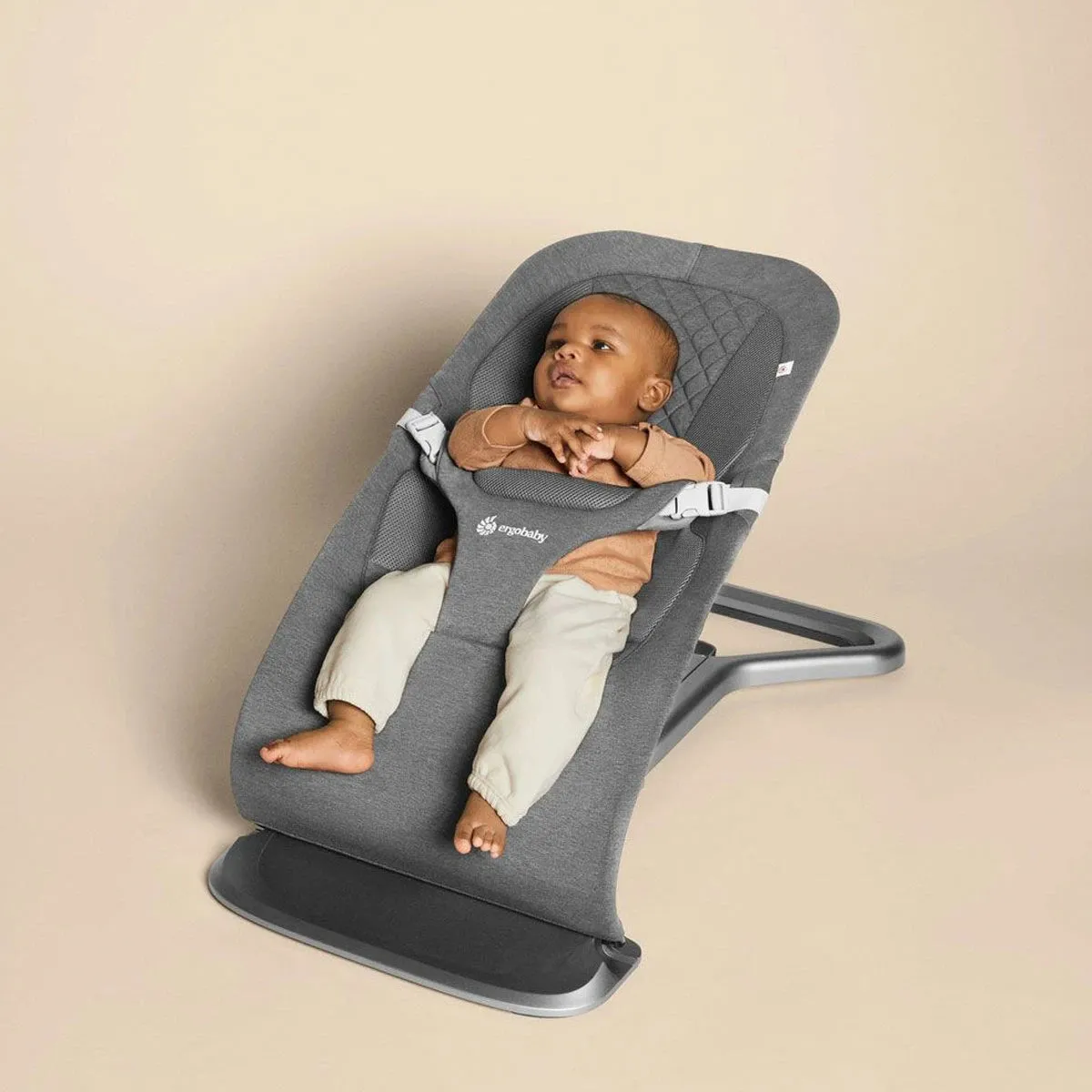 Ergobaby 3-in-1 Evolve Bouncer - Charcoal Grey