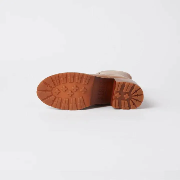 Ester Zip Up Bootie - Clay- Women
