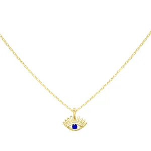 Evil Eye Lash Necklace