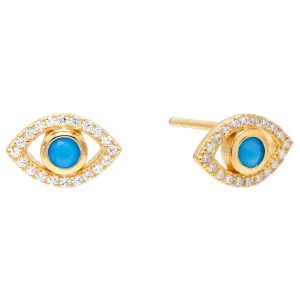 Evil Eye Stud Earring