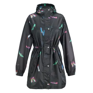 Galleria Designer 100% Waterproof Raincoat Compact Pack-a-Way Shoe Craze Size S to XL