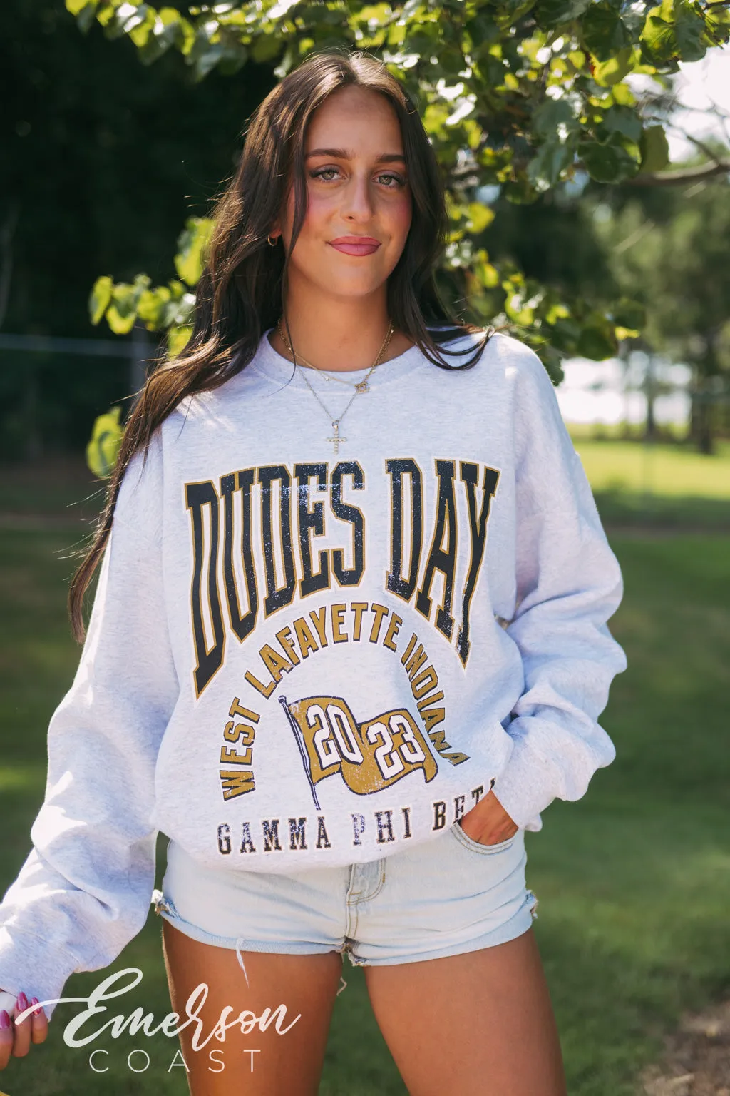 Gamma Phi Beta Dudes Day Vintage Sweatshirt