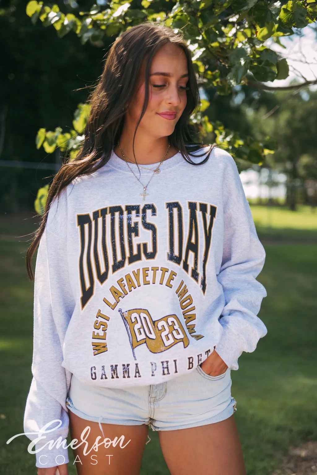 Gamma Phi Beta Dudes Day Vintage Sweatshirt
