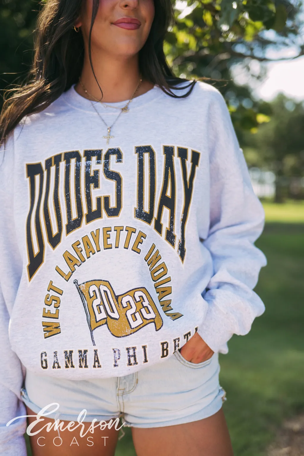 Gamma Phi Beta Dudes Day Vintage Sweatshirt
