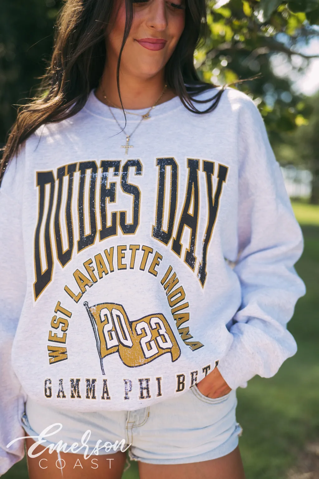 Gamma Phi Beta Dudes Day Vintage Sweatshirt