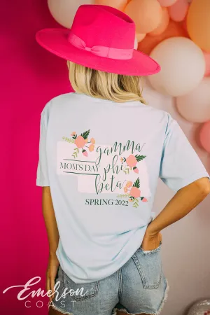 Gamma Phi Beta Moms Day Floral Tee