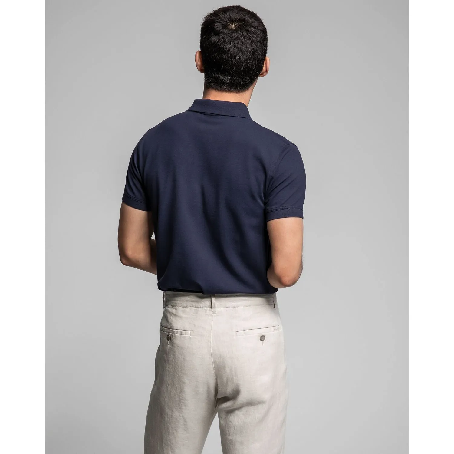 Gant Mens Contrast Collar Pique Polo