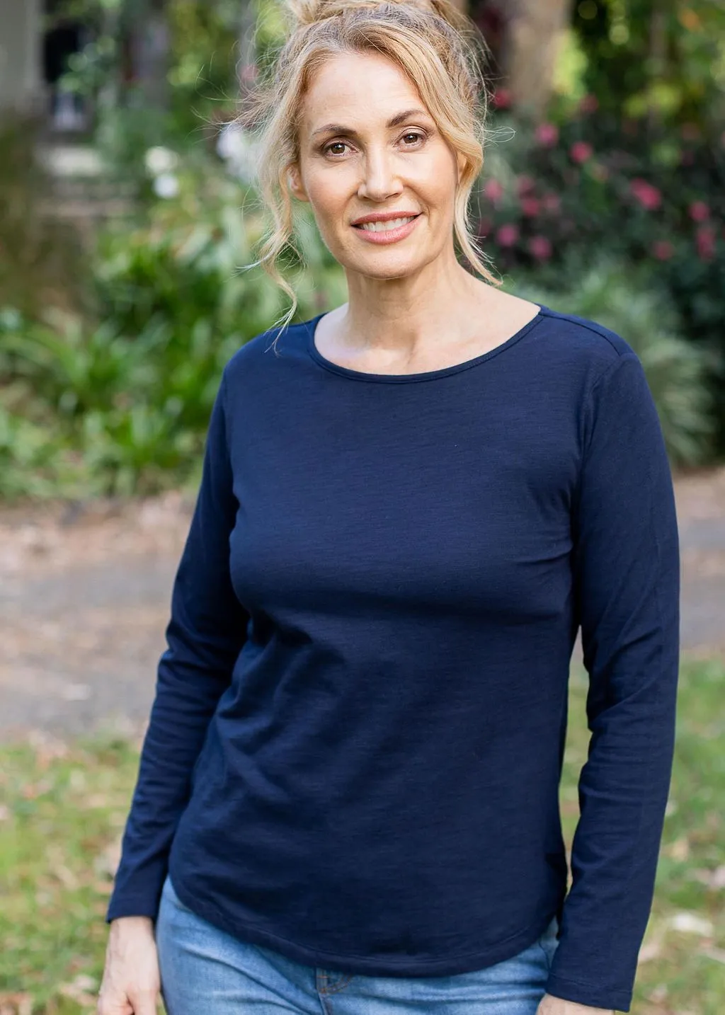 Goondiwindi Cotton 100% Cotton Slub Long Sleeve Tee Shirt - 3 Colours