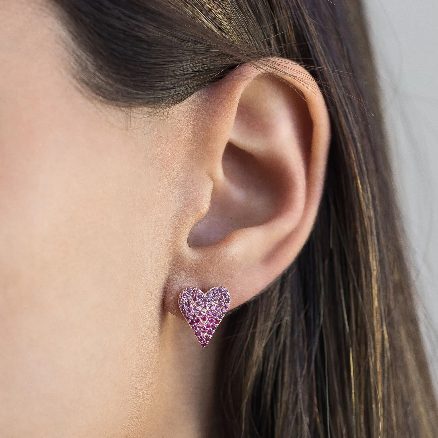 Heart Stud Earring