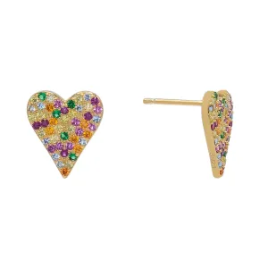 Heart Stud Earring