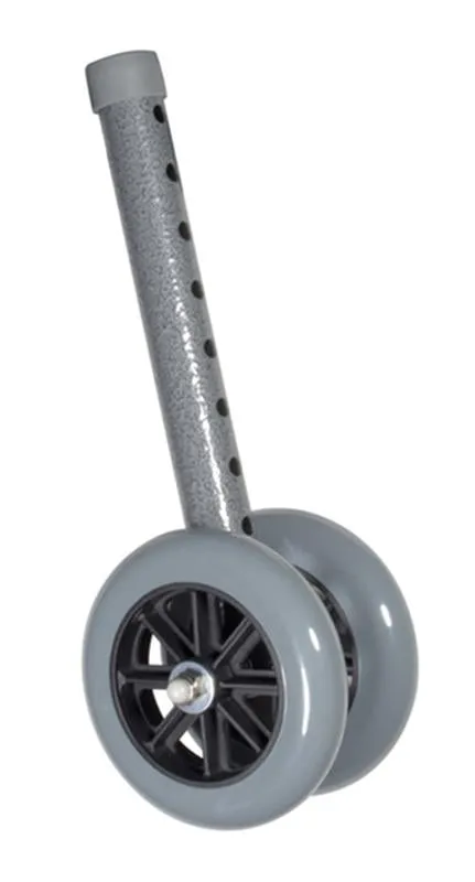 Heavy Duty Bariatric Walker Wheels, 5", 1 Pair - 1 Pair