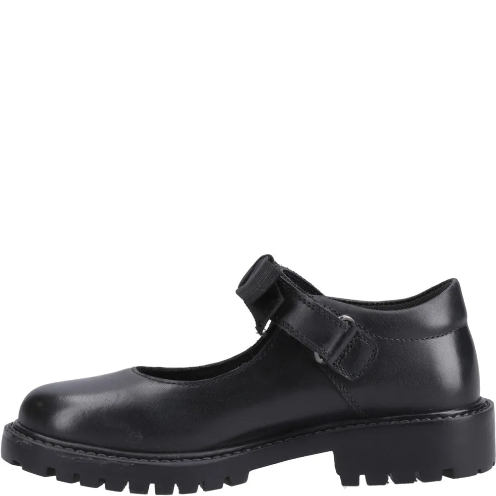 Hush Puppies Astrid Bow Junior School Shoes