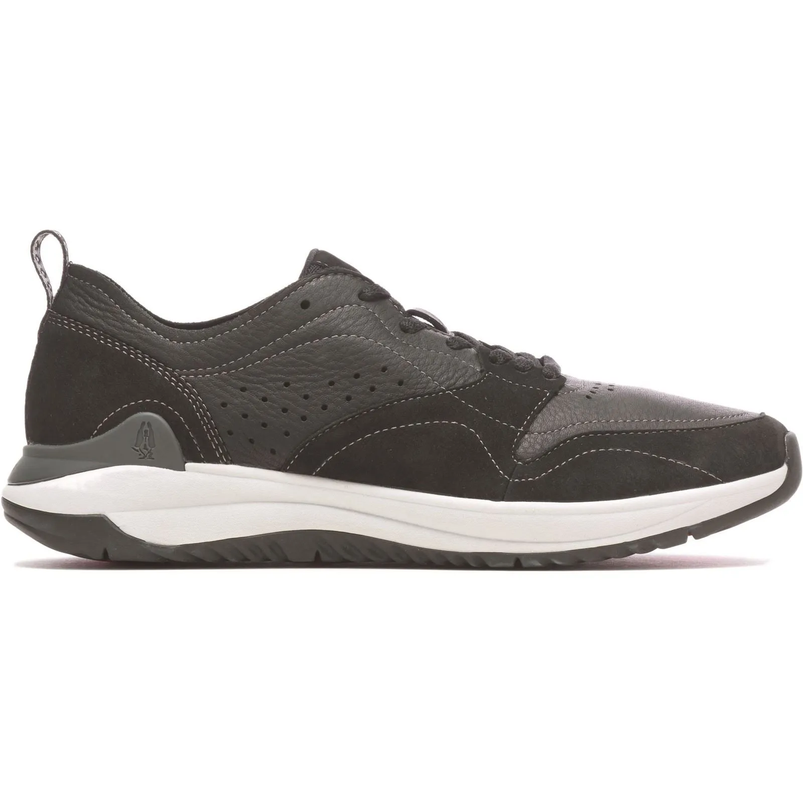 Hush Puppies Felix Perf Laces Mens Shoes in Black