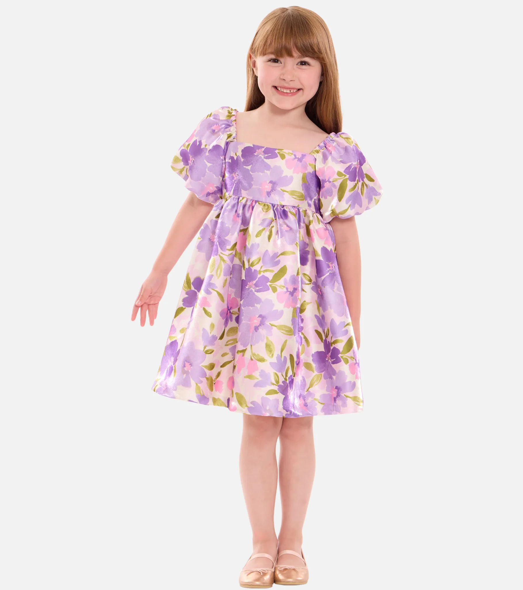 Iris Puff Sleeve Party Dress