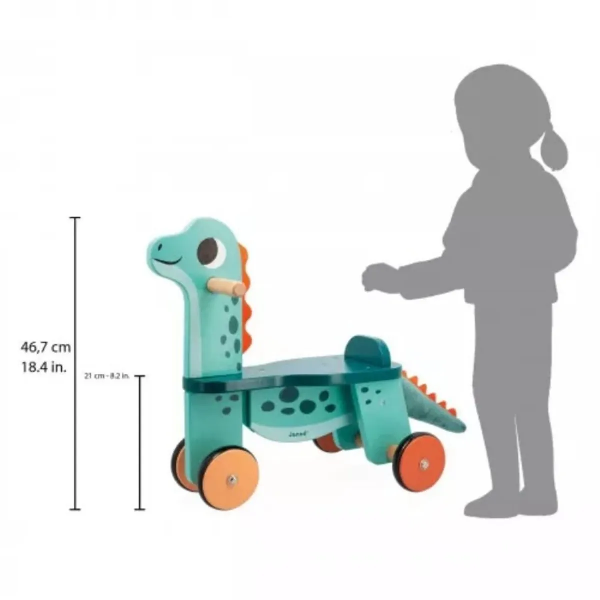 Janod Dino Ride On Portosaurus