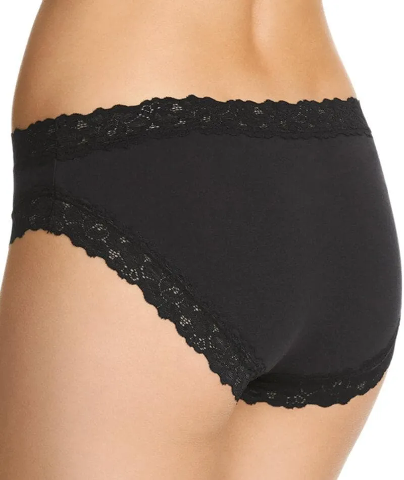 Jockey Parisienne Cotton Bikini - Black