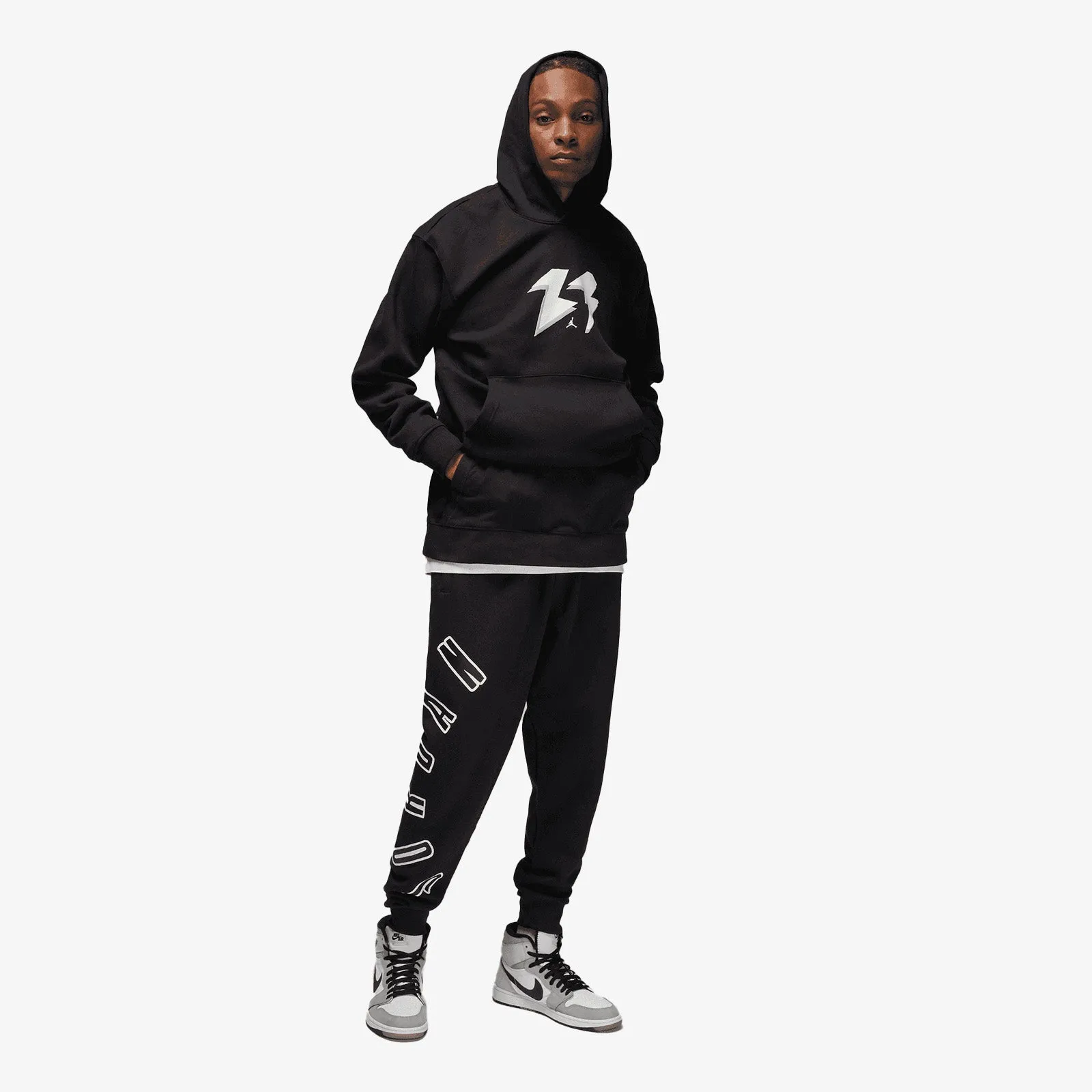 Jordan Flight MVP Wordmark Fleece Pants - Black