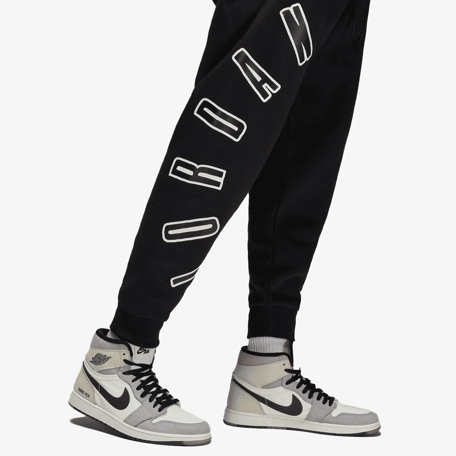 Jordan Flight MVP Wordmark Fleece Pants - Black