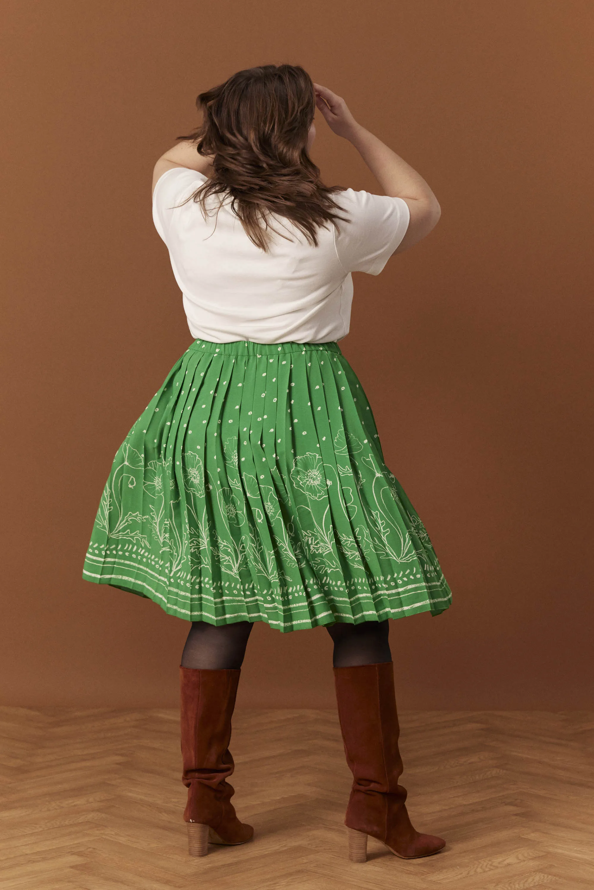 JUPE JULIETTE VERTE