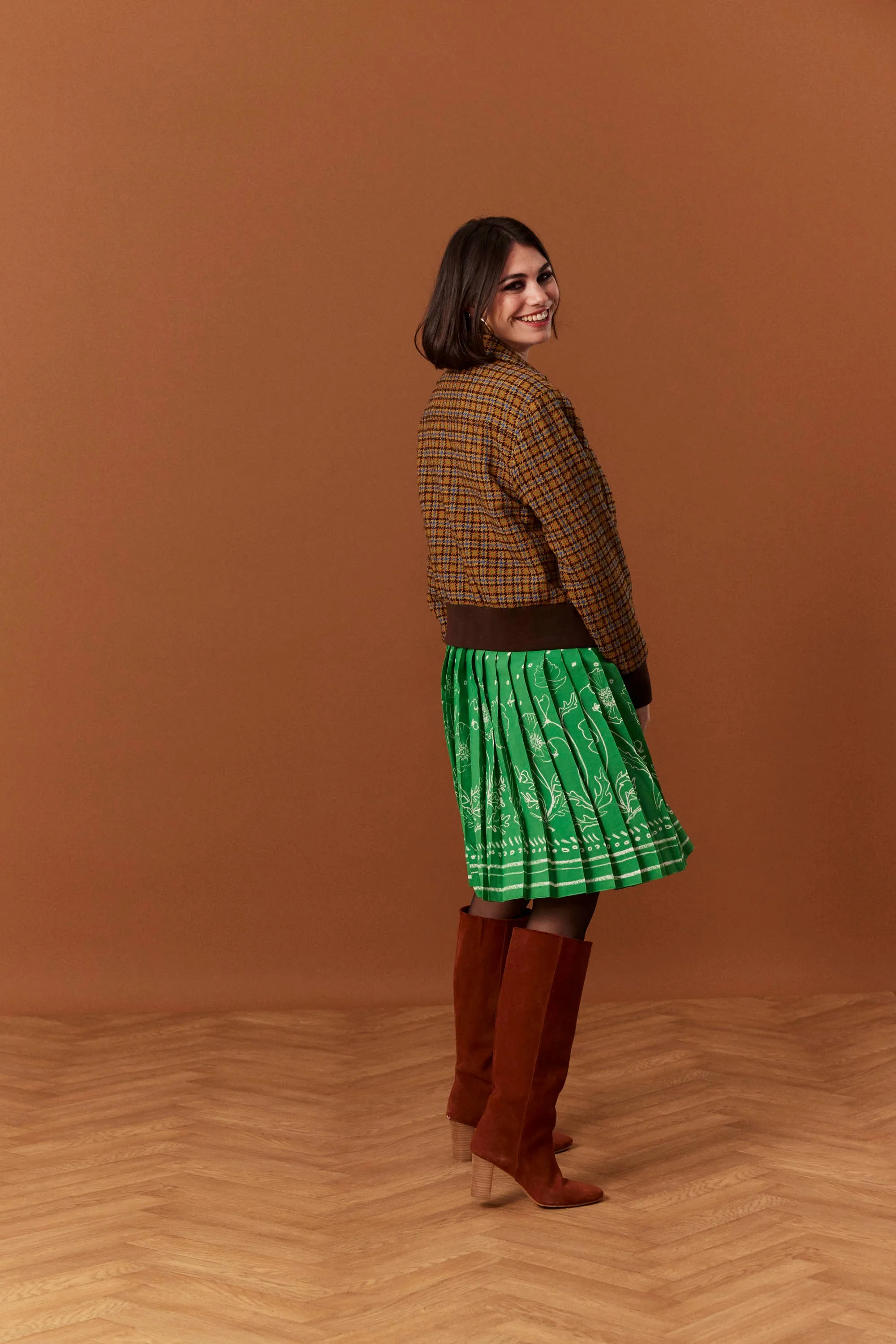 JUPE JULIETTE VERTE