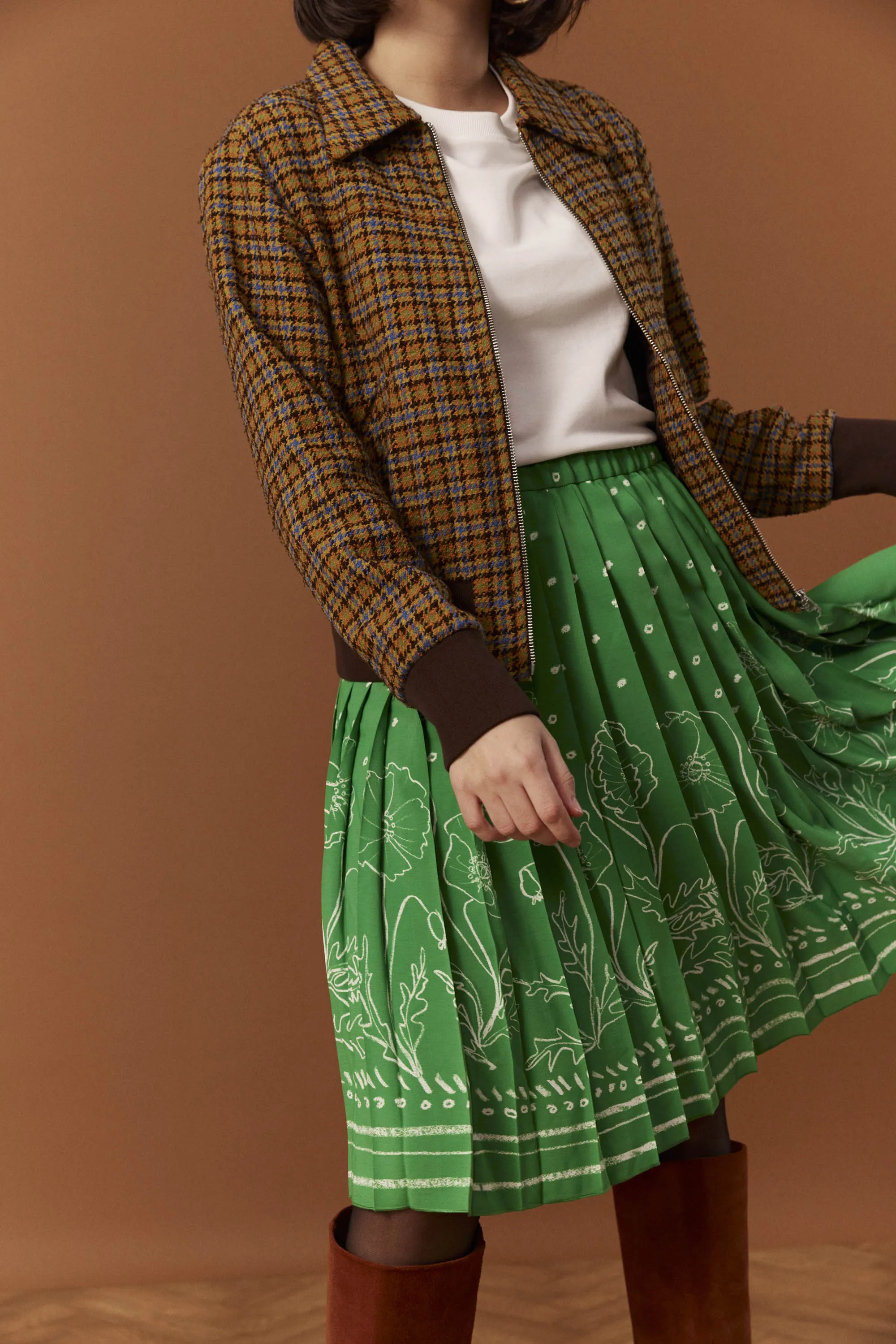 JUPE JULIETTE VERTE