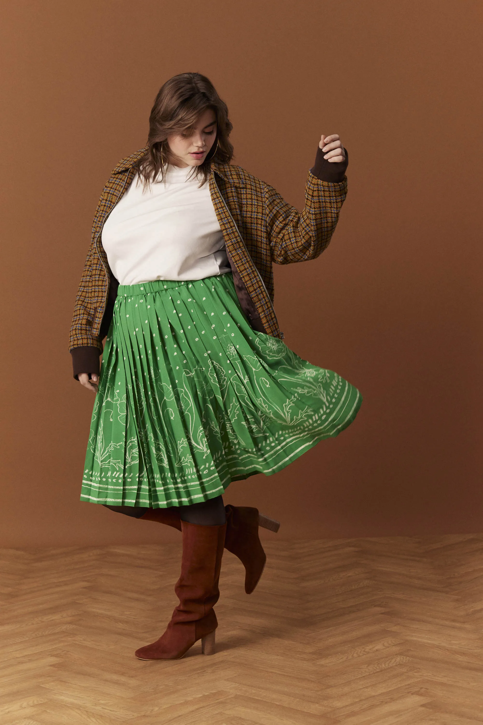 JUPE JULIETTE VERTE