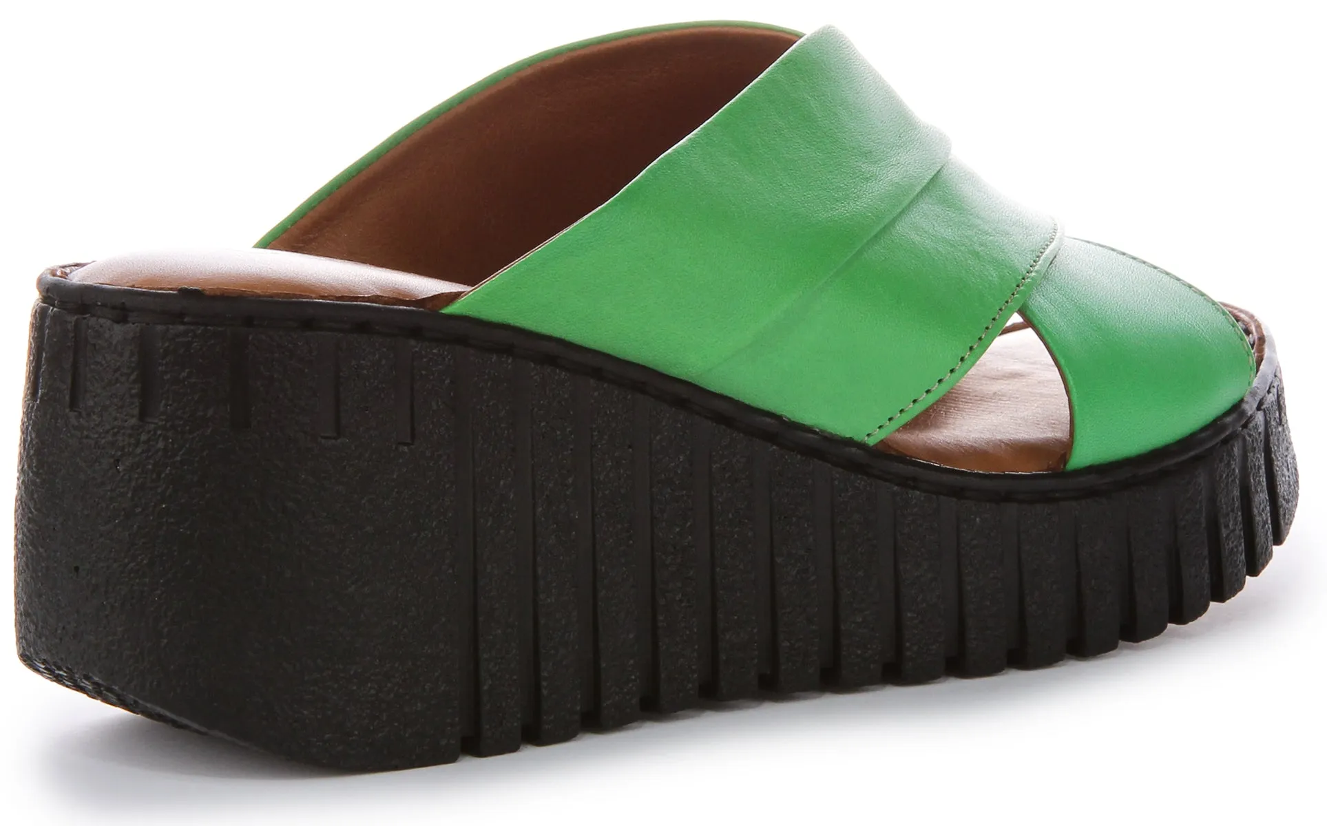 Justinreess England Camile Soft Footbed In Green For Women | Secret Sale