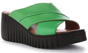 Justinreess England Camile Soft Footbed In Green For Women | Secret Sale