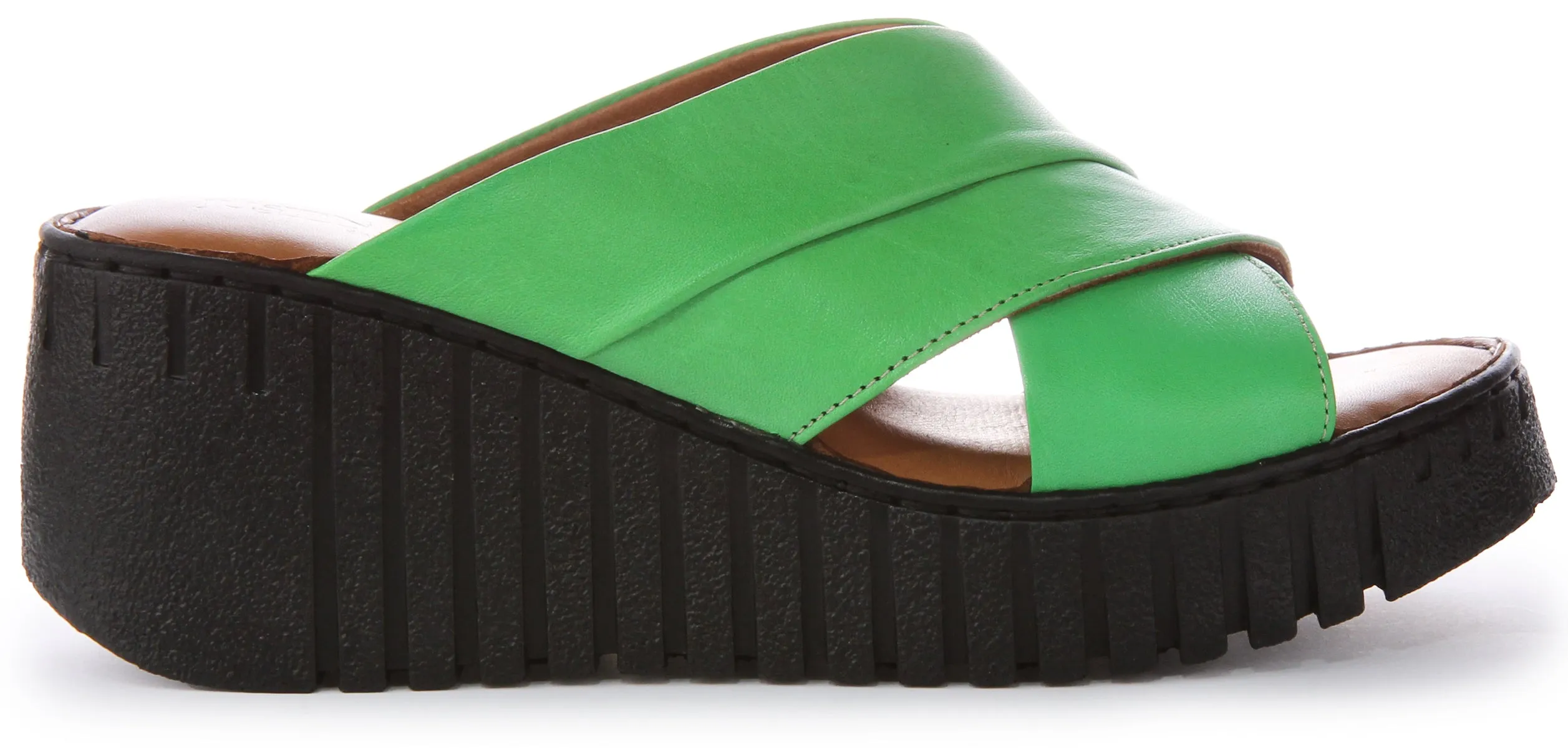 Justinreess England Camile Soft Footbed In Green For Women | Secret Sale