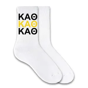 Kappa Alpha Theta- Sorority Letters X 3
