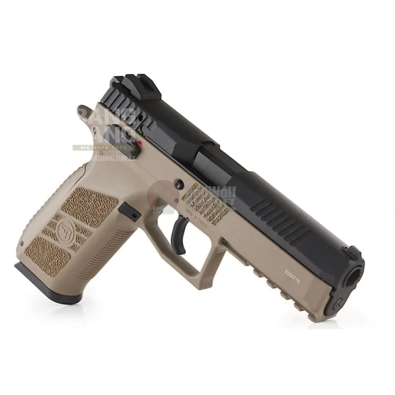 KJ Works CZ P-09 Duty (ASG Licensed) CO2 Version - TAN