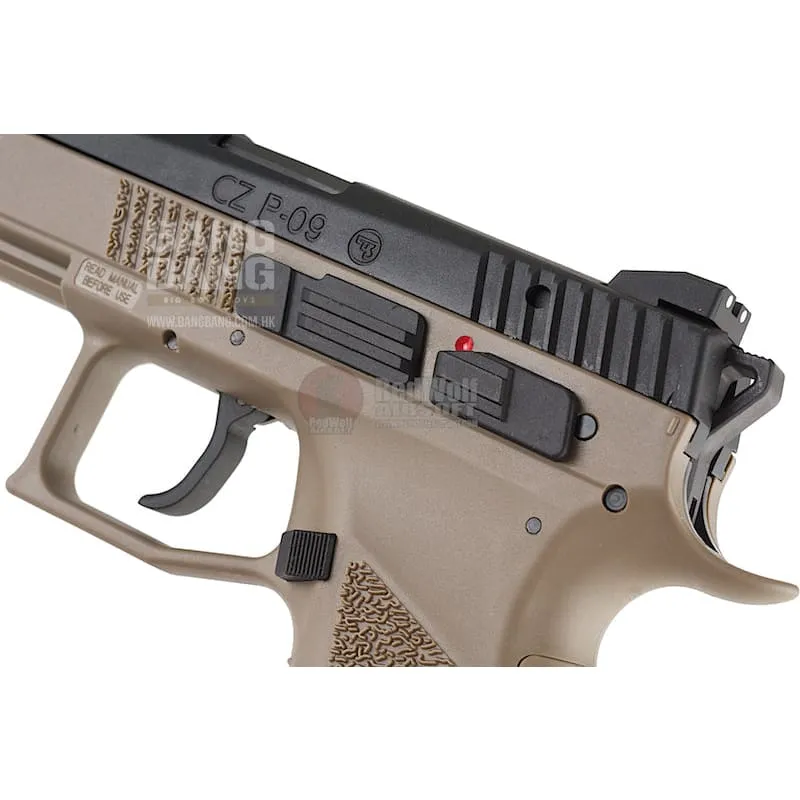 KJ Works CZ P-09 Duty (ASG Licensed) CO2 Version - TAN