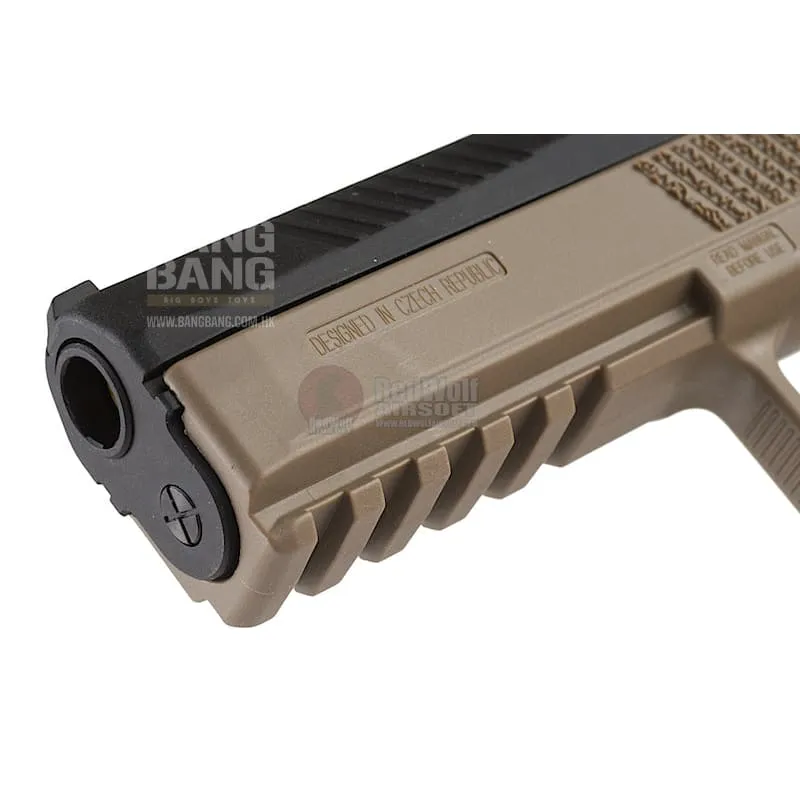 KJ Works CZ P-09 Duty (ASG Licensed) CO2 Version - TAN