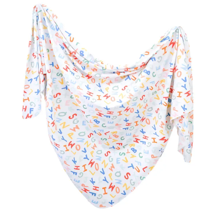Knit Swaddle Blanket- Webster