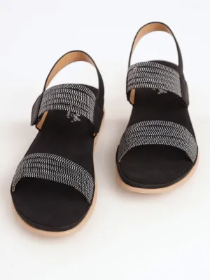 Ladies Soft Style Soft Irene Sandal - Black