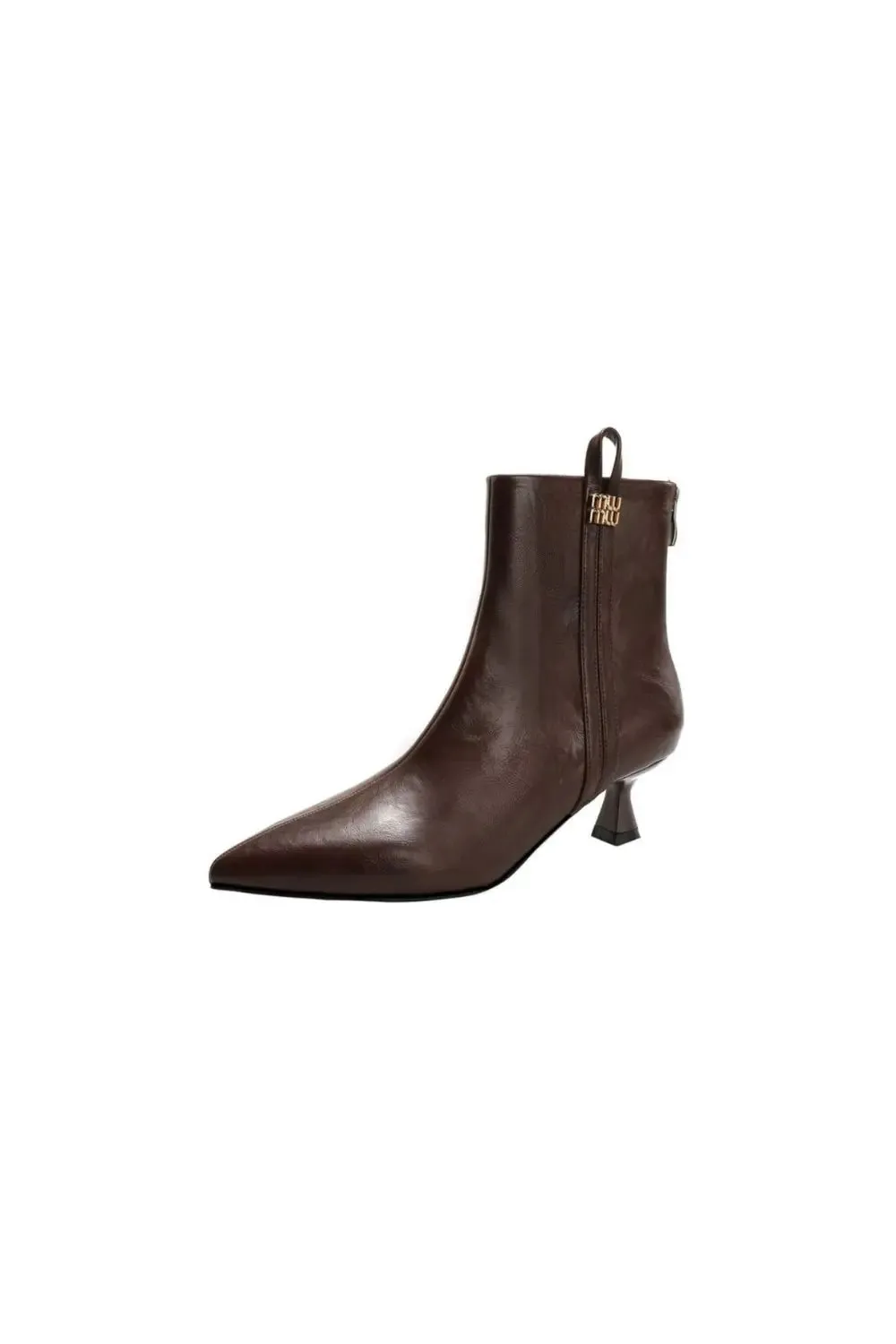 'Lola' Kitten Heels Ankle Boots