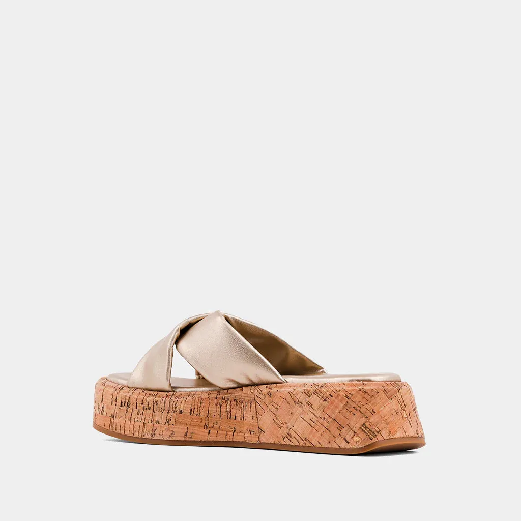 Lydia Sandals in Gold